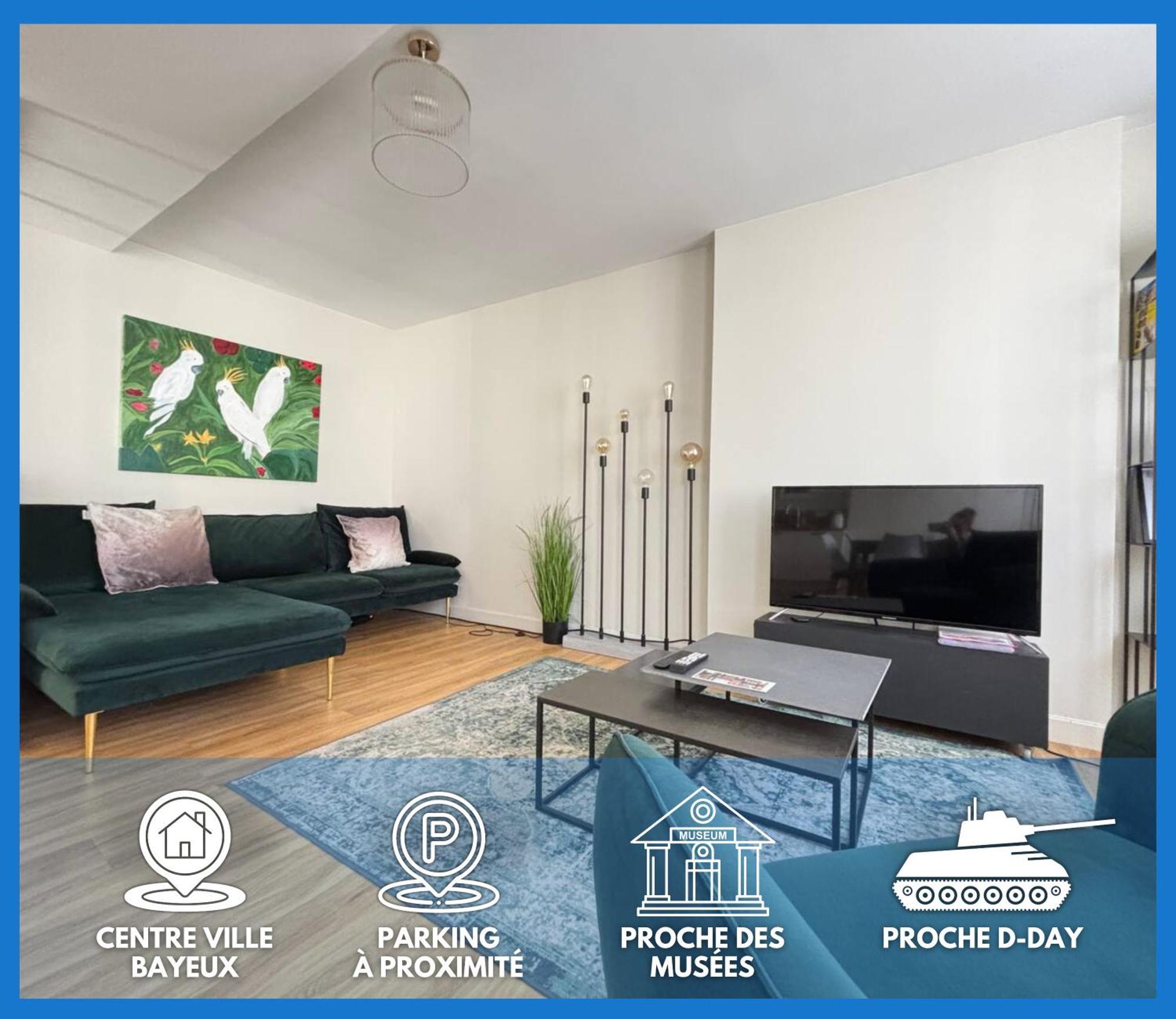 Bajocasse Apt Duplex Spacieux 3 Ch 2 Sdb Cosy Plein Centre Bayeux Decoration Elegante Proche Plages Du Debarquement Dış mekan fotoğraf